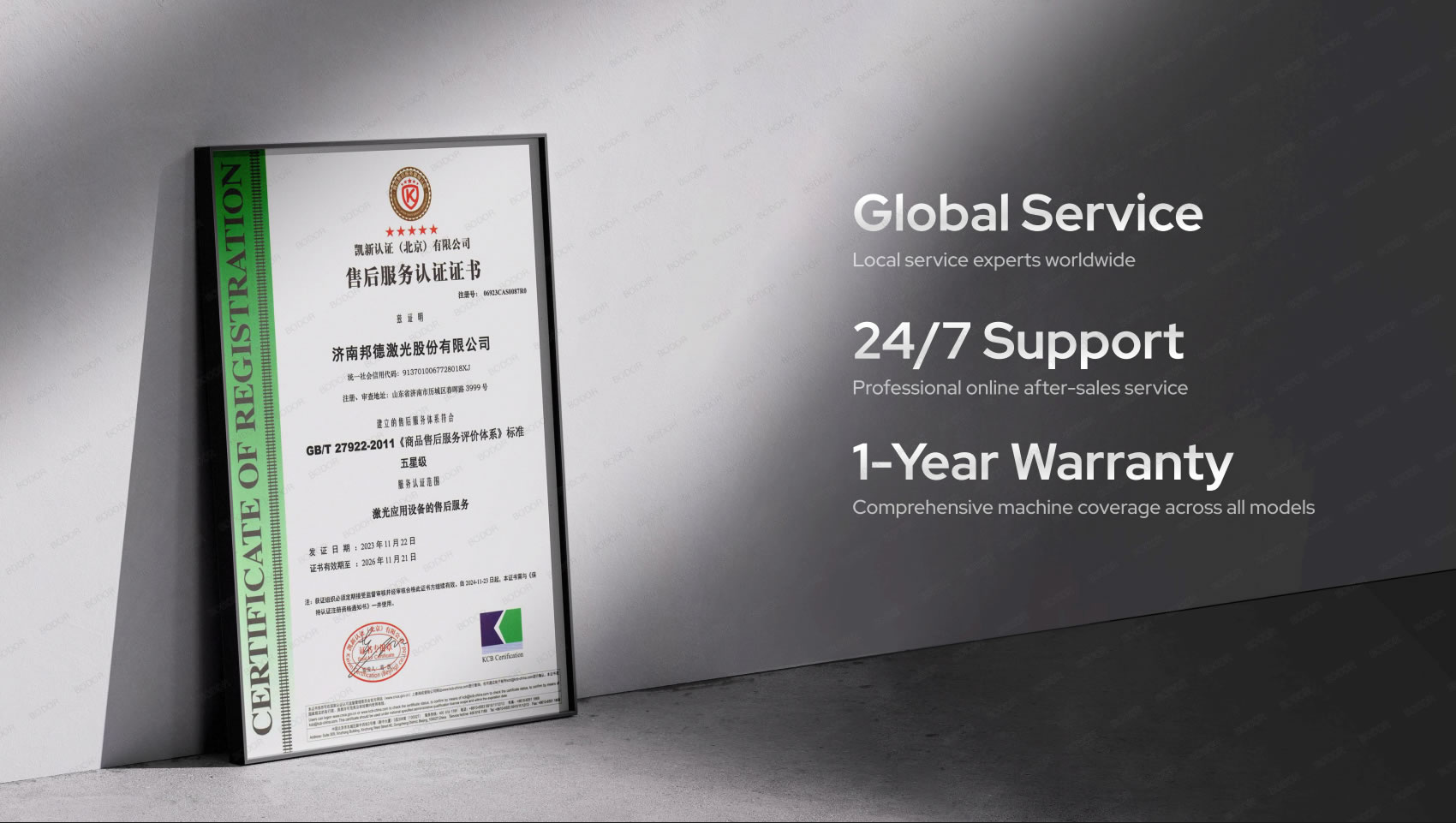 Global service, local experts