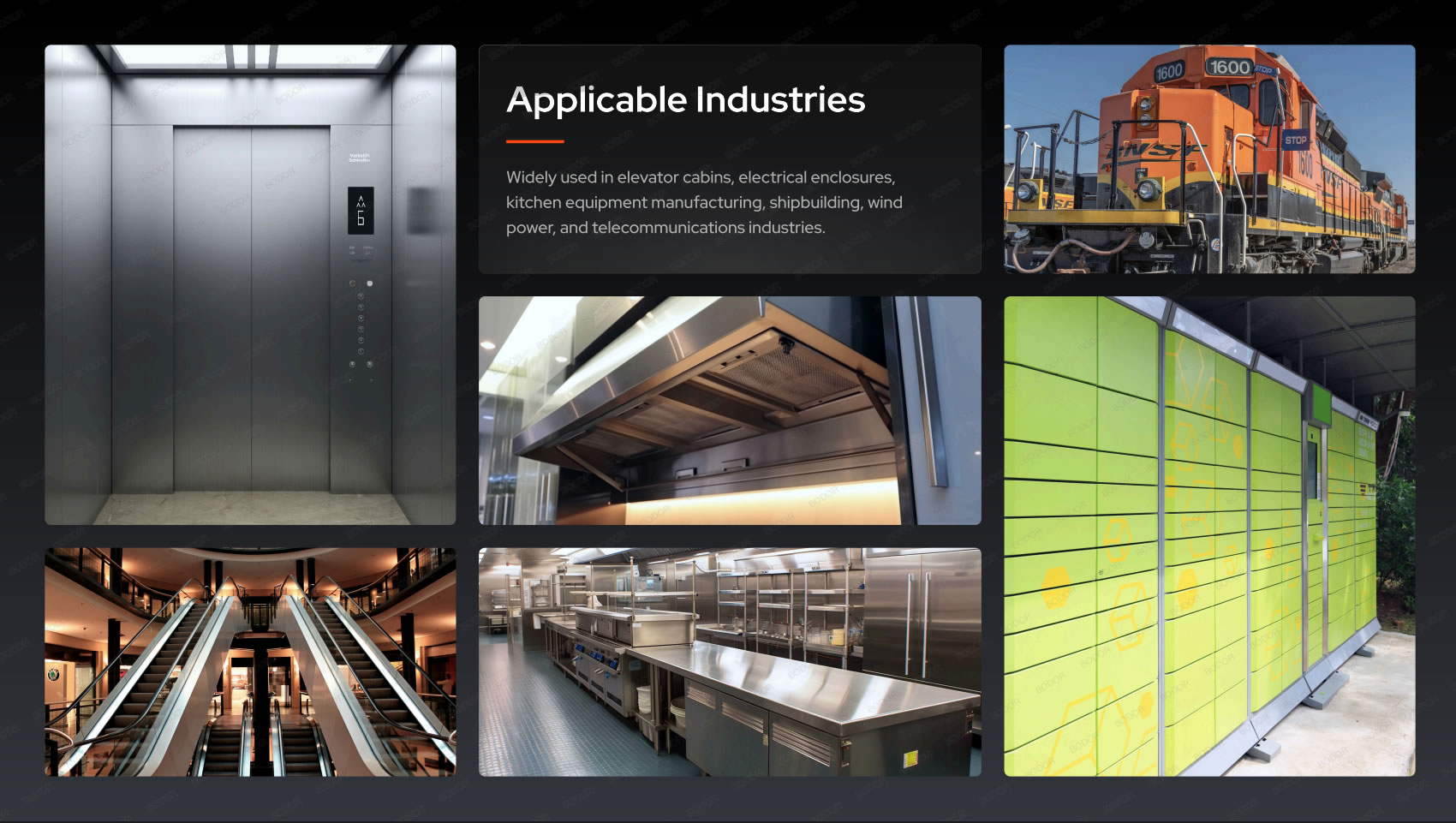 Applicable industries