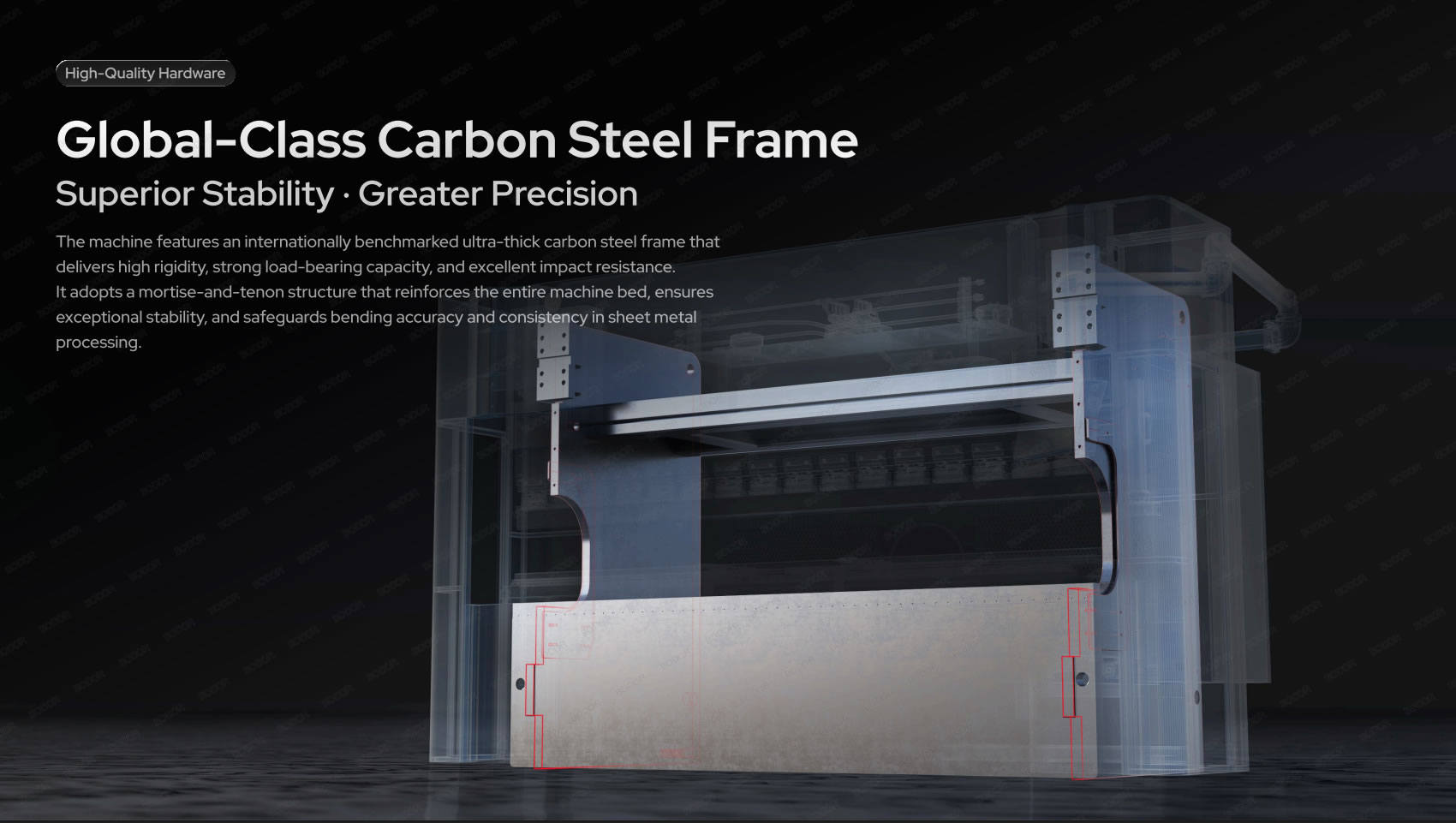 Global-class carbon steel frame